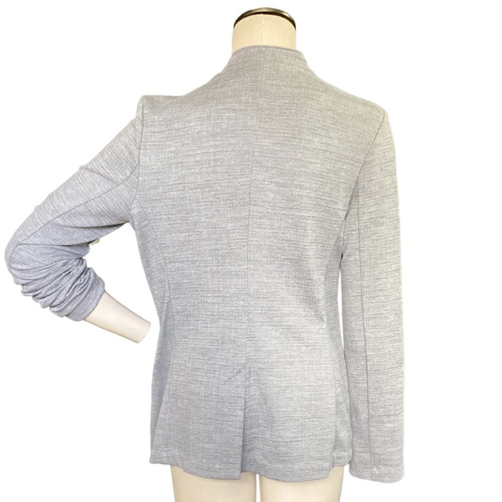 Banana Republic Blazer Jacket Sz M Gray 145C - Picture 5 of 7